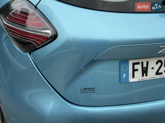 Синий Рено Зое, объемом двигателя 0 л и пробегом 56 тыс. км за 12999 $, фото 36 на Automoto.ua