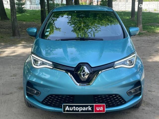 Синий Рено Зое, объемом двигателя 0 л и пробегом 83 тыс. км за 13890 $, фото 1 на Automoto.ua
