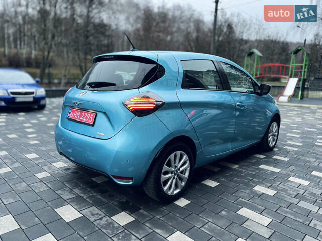 Синий Рено Зое, объемом двигателя 0 л и пробегом 91 тыс. км за 12200 $, фото 4 на Automoto.ua