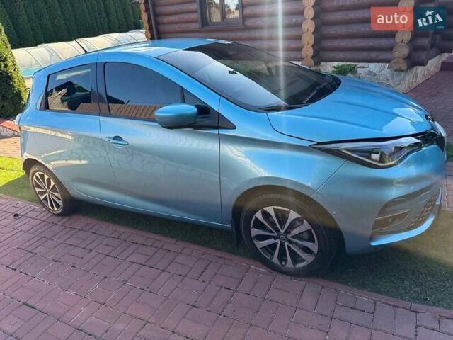 Синий Рено Зое, объемом двигателя 0 л и пробегом 39 тыс. км за 13700 $, фото 4 на Automoto.ua