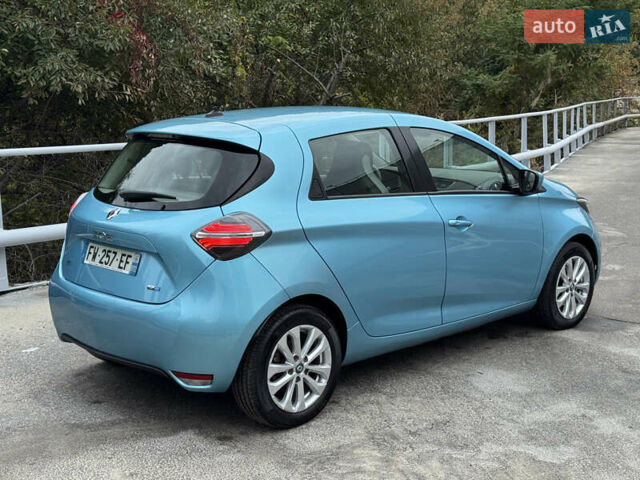 Синий Рено Зое, объемом двигателя 0 л и пробегом 56 тыс. км за 12999 $, фото 3 на Automoto.ua