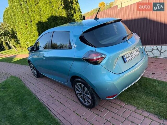 Синий Рено Зое, объемом двигателя 0 л и пробегом 39 тыс. км за 13700 $, фото 12 на Automoto.ua