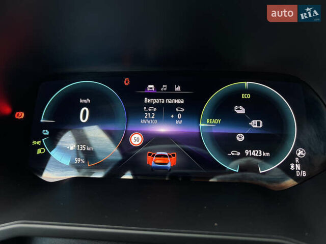 Синий Рено Зое, объемом двигателя 0 л и пробегом 91 тыс. км за 12200 $, фото 23 на Automoto.ua