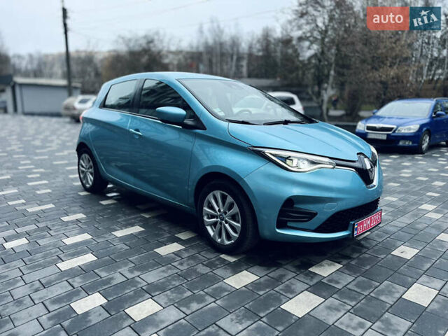 Синий Рено Зое, объемом двигателя 0 л и пробегом 91 тыс. км за 12200 $, фото 2 на Automoto.ua