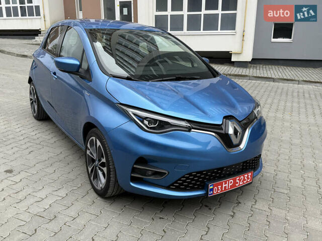 Синий Рено Зое, объемом двигателя 0 л и пробегом 75 тыс. км за 13300 $, фото 1 на Automoto.ua