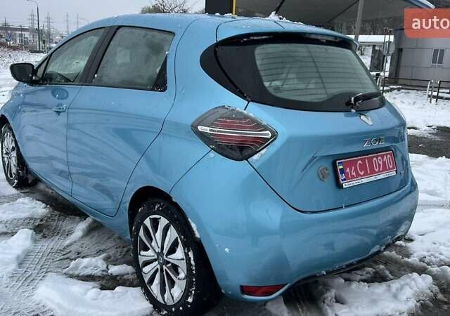 Синій Рено Зое, об'ємом двигуна 0 л та пробігом 57 тис. км за 12300 $, фото 3 на Automoto.ua