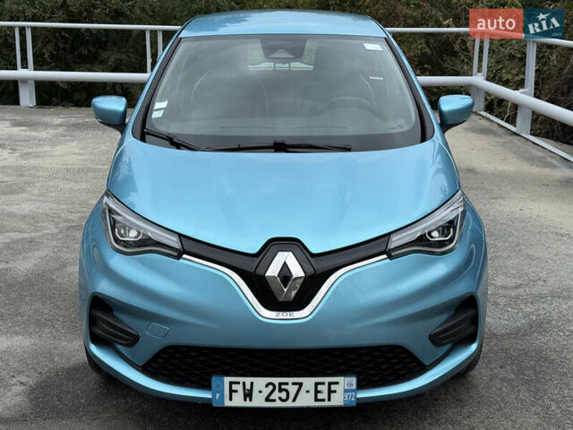 Синий Рено Зое, объемом двигателя 0 л и пробегом 56 тыс. км за 12999 $, фото 1 на Automoto.ua