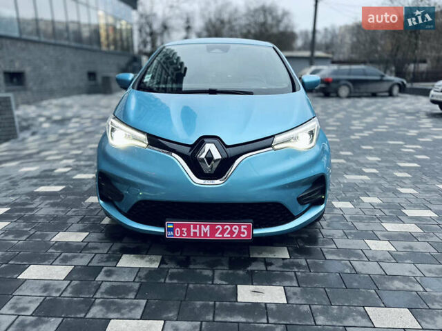 Синий Рено Зое, объемом двигателя 0 л и пробегом 91 тыс. км за 12200 $, фото 1 на Automoto.ua