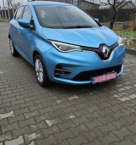 Синий Рено Зое, объемом двигателя 0 л и пробегом 49 тыс. км за 14500 $, фото 1 на Automoto.ua