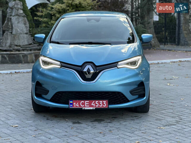Синий Рено Зое, объемом двигателя 0 л и пробегом 50 тыс. км за 11700 $, фото 2 на Automoto.ua