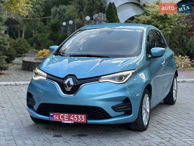 Синий Рено Зое, объемом двигателя 0 л и пробегом 50 тыс. км за 11700 $, фото 1 на Automoto.ua