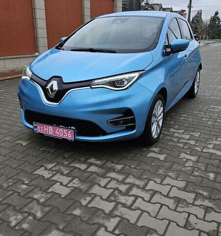 Синий Рено Зое, объемом двигателя 0 л и пробегом 49 тыс. км за 14500 $, фото 2 на Automoto.ua