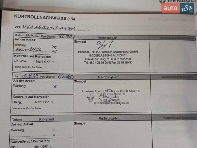 Синий Рено Зое, объемом двигателя 0 л и пробегом 88 тыс. км за 12711 $, фото 36 на Automoto.ua