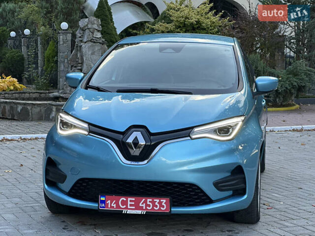 Синий Рено Зое, объемом двигателя 0 л и пробегом 50 тыс. км за 11700 $, фото 3 на Automoto.ua