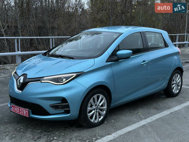 Синій Рено Зое, об'ємом двигуна 0 л та пробігом 39 тис. км за 13990 $, фото 1 на Automoto.ua