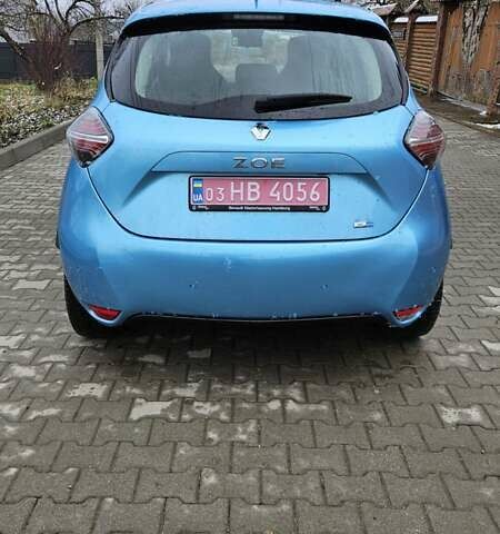 Синий Рено Зое, объемом двигателя 0 л и пробегом 49 тыс. км за 14500 $, фото 5 на Automoto.ua