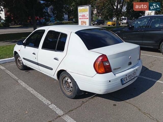 Белый Рено Clio Symbol, объемом двигателя 1.39 л и пробегом 410 тыс. км за 2200 $, фото 6 на Automoto.ua