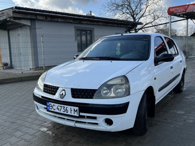 Белый Рено Clio Symbol, объемом двигателя 1.4 л и пробегом 370 тыс. км за 2200 $, фото 1 на Automoto.ua