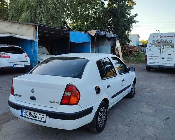 Белый Рено Clio Symbol, объемом двигателя 1.4 л и пробегом 190 тыс. км за 2100 $, фото 4 на Automoto.ua