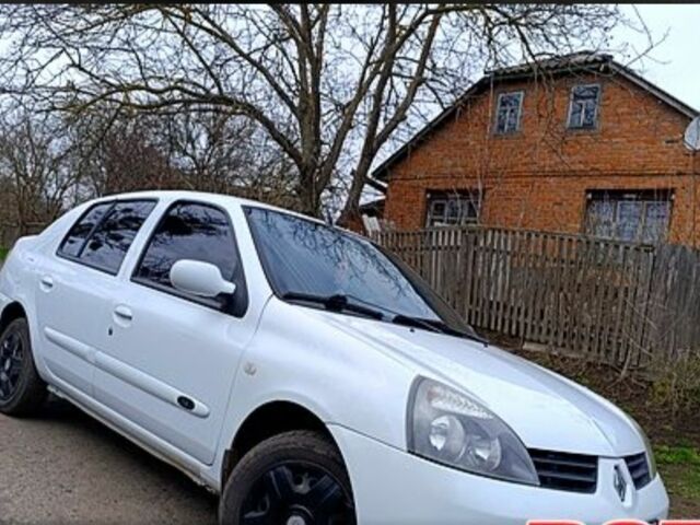 Белый Рено Clio Symbol, объемом двигателя 1.4 л и пробегом 350 тыс. км за 3200 $, фото 1 на Automoto.ua