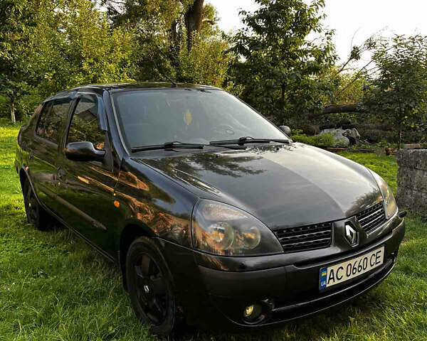 Черный Рено Clio Symbol, объемом двигателя 1.4 л и пробегом 266 тыс. км за 2800 $, фото 6 на Automoto.ua