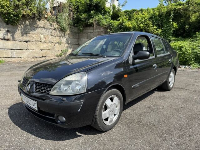 Черный Рено Clio Symbol, объемом двигателя 1.4 л и пробегом 278 тыс. км за 2900 $, фото 2 на Automoto.ua