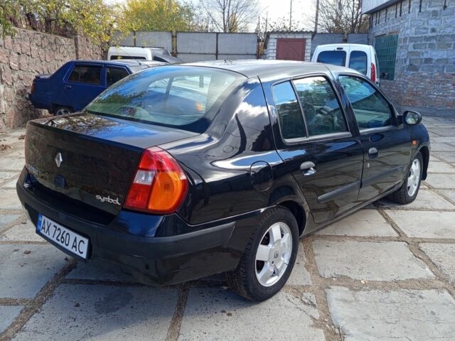 Рено Clio Symbol 2004 в Кропивницком (Кировограде) на Automoto.ua Черный Рено Clio Symbol, объемом двигателя 1.4 л и пробегом 180 тыс. км за 2450 $, фото 5 на Automoto.ua