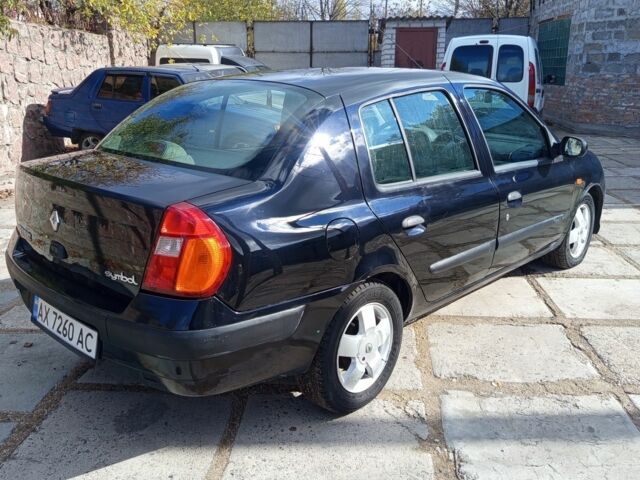 Рено Clio Symbol 2004 в Кропивницком (Кировограде) на Automoto.ua Черный Рено Clio Symbol, объемом двигателя 1.4 л и пробегом 180 тыс. км за 2450 $, фото 4 на Automoto.ua