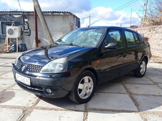 Рено Clio Symbol 2004 в Кропивницком (Кировограде) на Automoto.ua Черный Рено Clio Symbol, объемом двигателя 1.4 л и пробегом 180 тыс. км за 2450 $, фото 2 на Automoto.ua