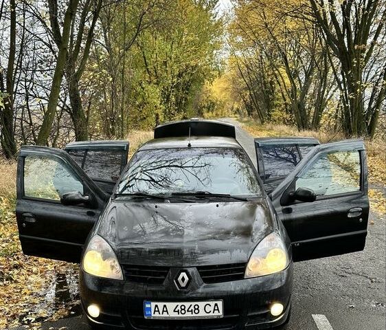 Рено Clio Symbol 2006 в Борисполе на Automoto.ua Черный Рено Clio Symbol, объемом двигателя 1.4 л и пробегом 312 тыс. км за 5015 $, фото 2 на Automoto.ua