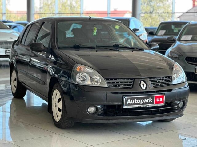 Черный Рено Clio Symbol, объемом двигателя 1.4 л и пробегом 174 тыс. км за 3990 $, фото 1 на Automoto.ua
