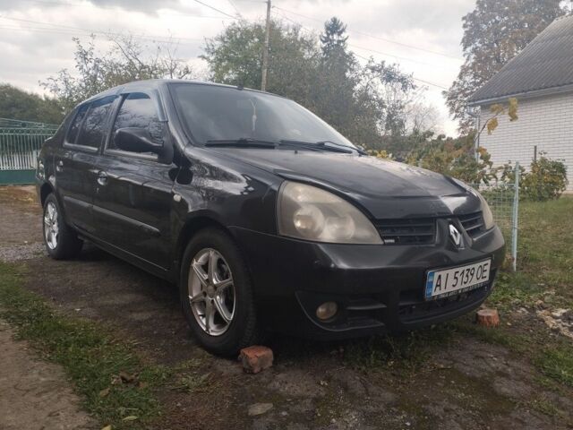 Черный Рено Clio Symbol, объемом двигателя 1.4 л и пробегом 2 тыс. км за 3000 $, фото 4 на Automoto.ua