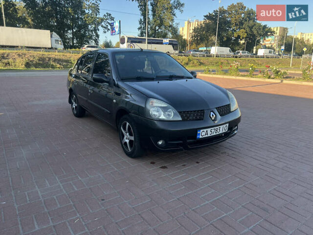 Черный Рено Clio Symbol, объемом двигателя 1.39 л и пробегом 237 тыс. км за 3600 $, фото 4 на Automoto.ua