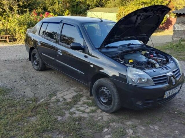 Черный Рено Clio Symbol, объемом двигателя 1.4 л и пробегом 300 тыс. км за 3200 $, фото 5 на Automoto.ua