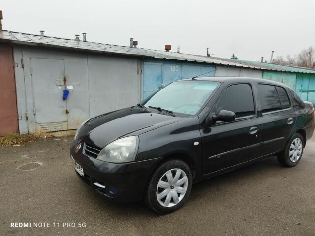 Черный Рено Clio Symbol, объемом двигателя 1.4 л и пробегом 157 тыс. км за 3000 $, фото 5 на Automoto.ua