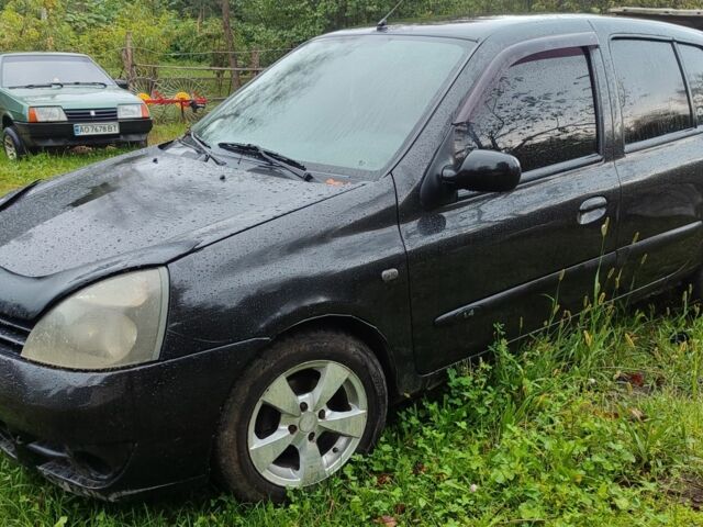 Черный Рено Clio Symbol, объемом двигателя 1.4 л и пробегом 300 тыс. км за 2700 $, фото 3 на Automoto.ua