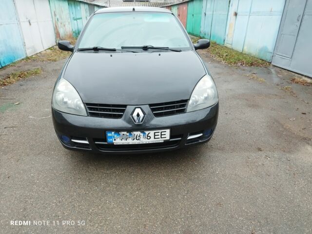 Черный Рено Clio Symbol, объемом двигателя 1.4 л и пробегом 157 тыс. км за 3000 $, фото 7 на Automoto.ua