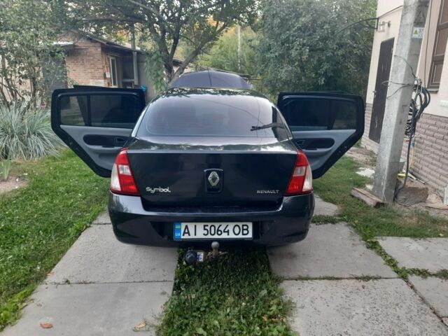 Черный Рено Clio Symbol, объемом двигателя 1.4 л и пробегом 173 тыс. км за 2999 $, фото 7 на Automoto.ua
