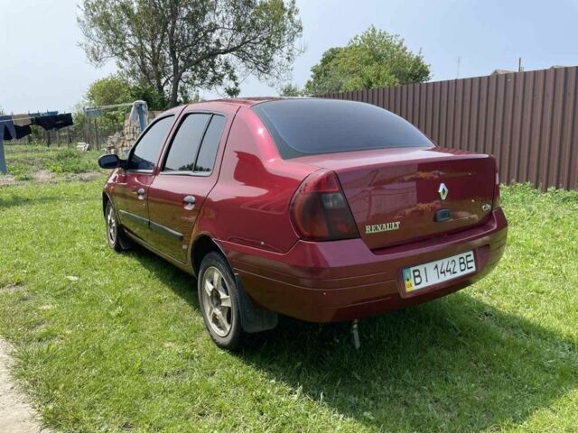 Красный Рено Clio Symbol, объемом двигателя 1.4 л и пробегом 274 тыс. км за 2700 $, фото 3 на Automoto.ua