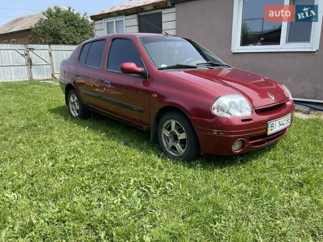 Красный Рено Clio Symbol, объемом двигателя 1.4 л и пробегом 274 тыс. км за 2700 $, фото 7 на Automoto.ua