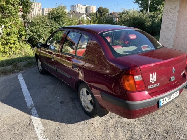 Красный Рено Clio Symbol, объемом двигателя 1.39 л и пробегом 281 тыс. км за 2600 $, фото 7 на Automoto.ua
