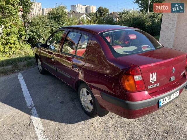 Красный Рено Clio Symbol, объемом двигателя 1.4 л и пробегом 281 тыс. км за 2650 $, фото 9 на Automoto.ua
