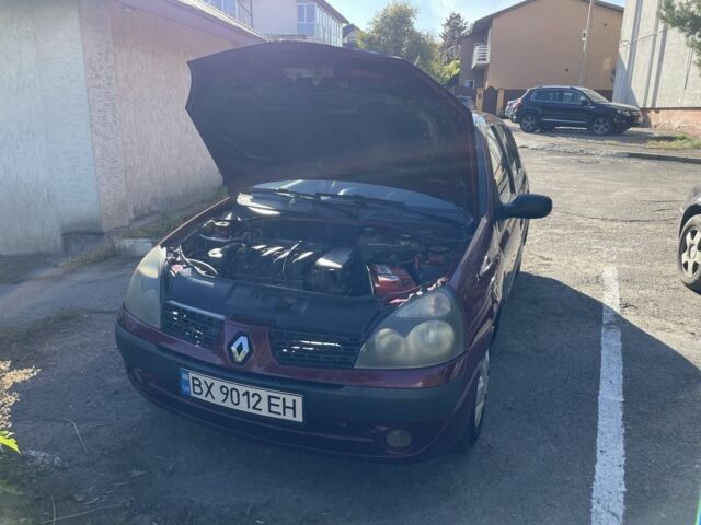 Красный Рено Clio Symbol, объемом двигателя 1.39 л и пробегом 281 тыс. км за 2600 $, фото 3 на Automoto.ua