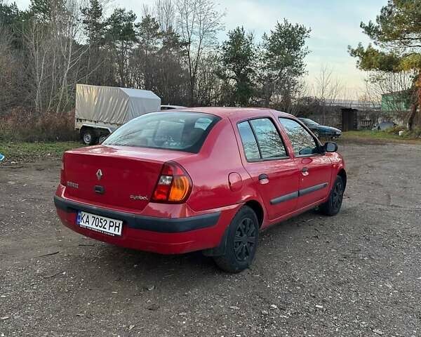 Красный Рено Clio Symbol, объемом двигателя 1.39 л и пробегом 259 тыс. км за 1799 $, фото 2 на Automoto.ua