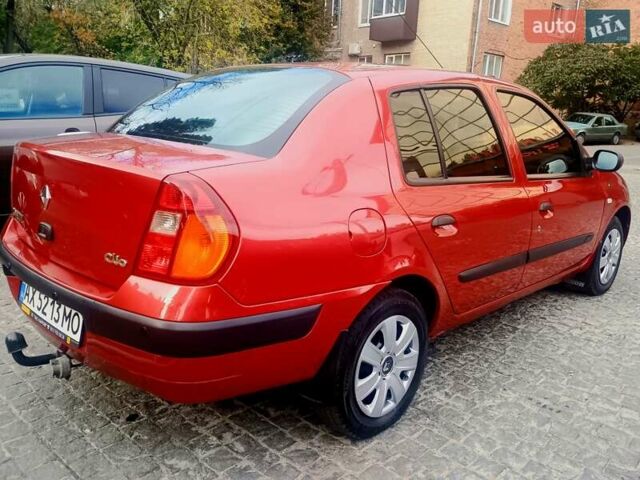 Червоний Рено Clio Symbol, об'ємом двигуна 1.4 л та пробігом 229 тис. км за 4399 $, фото 9 на Automoto.ua