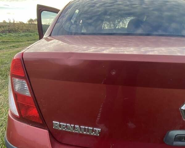 Красный Рено Clio Symbol, объемом двигателя 1.4 л и пробегом 174 тыс. км за 3100 $, фото 10 на Automoto.ua