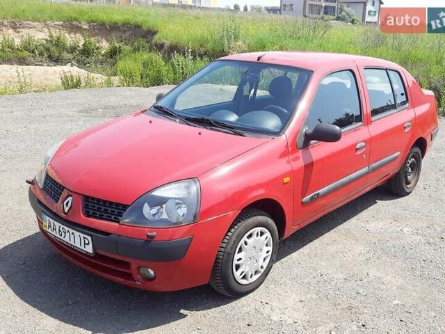 Красный Рено Clio Symbol, объемом двигателя 1.4 л и пробегом 138 тыс. км за 3600 $, фото 5 на Automoto.ua