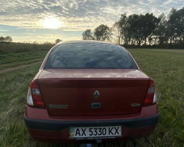 Красный Рено Clio Symbol, объемом двигателя 1.4 л и пробегом 174 тыс. км за 3100 $, фото 6 на Automoto.ua