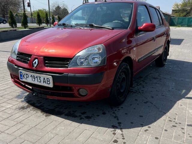 Красный Рено Clio Symbol, объемом двигателя 1.4 л и пробегом 212 тыс. км за 2100 $, фото 1 на Automoto.ua