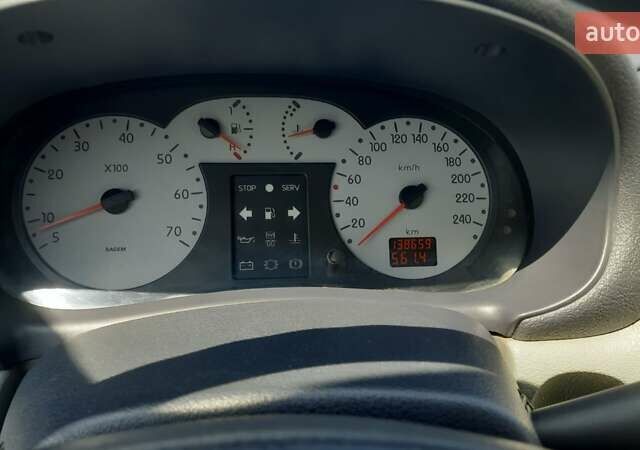 Красный Рено Clio Symbol, объемом двигателя 1.4 л и пробегом 138 тыс. км за 3600 $, фото 12 на Automoto.ua
